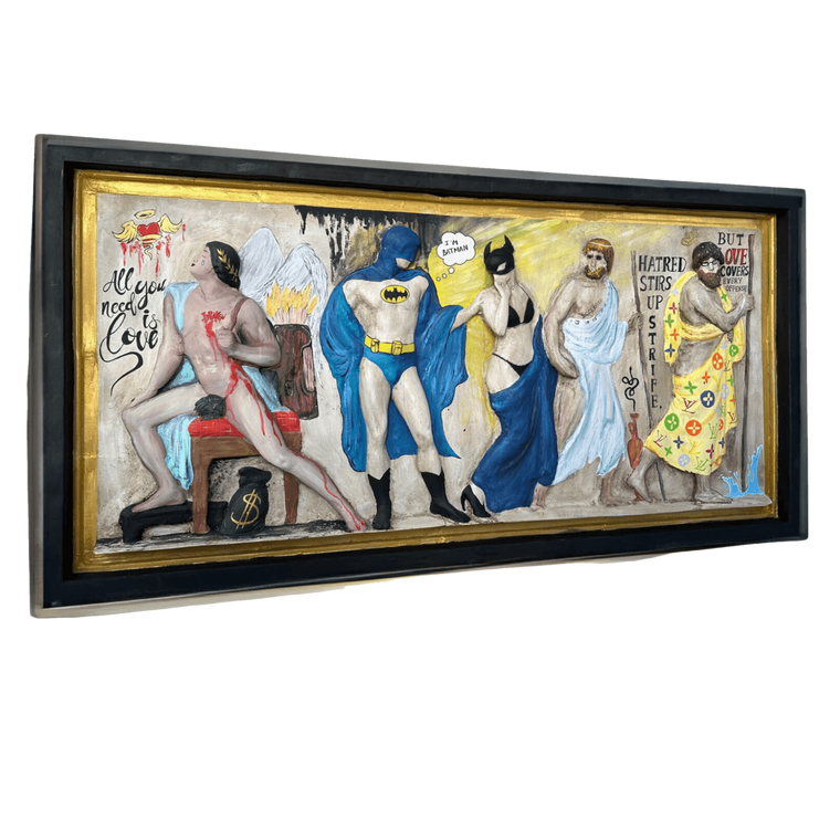 Drag&Drop transparent product image - Design Pop Art Rölyef