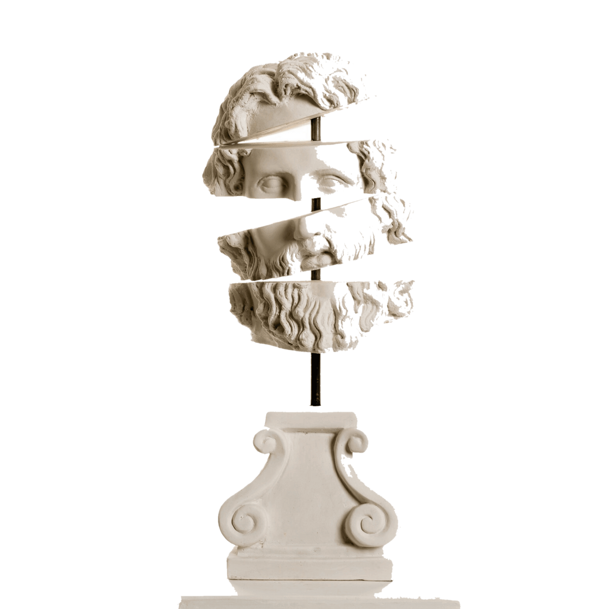 Drag&Drop transparent product image - Design Zeus Sculpture