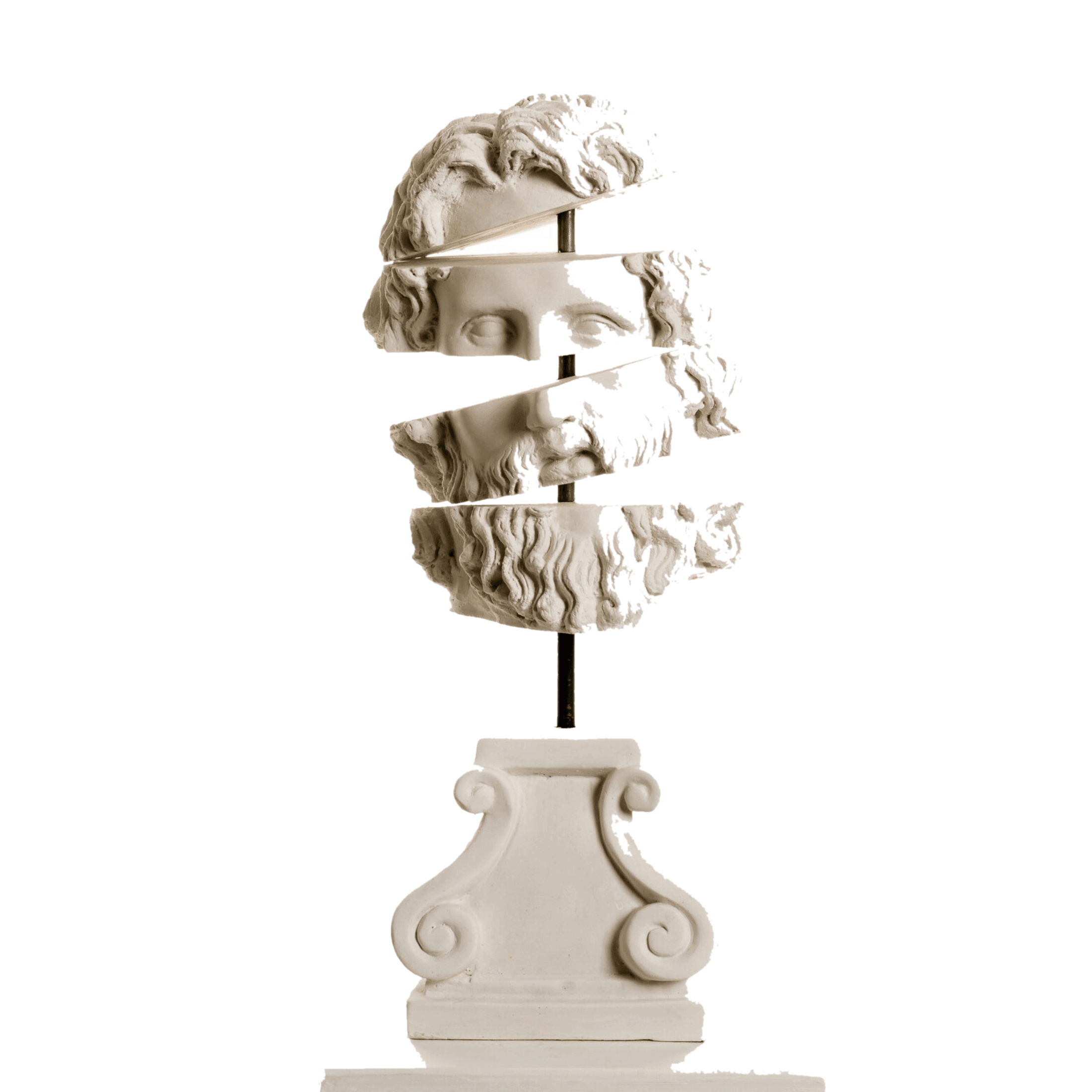 Drag&Drop transparent product image - Design Zeus Sculpture