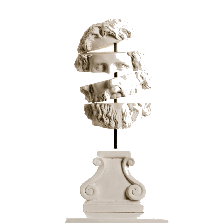 Drag&Drop transparent product image - Design Zeus Sculpture