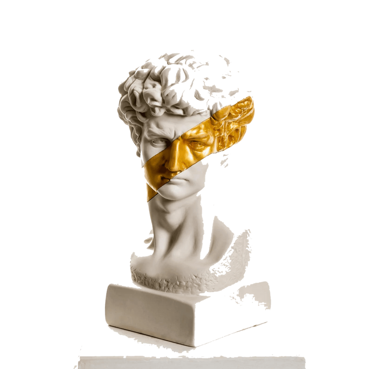 Drag&Drop transparent product image - Gold David