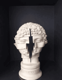 DESİNG HERMES BUST LEGO FACE - vinterro