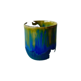 Drag&Drop transparent product image - Dokulu Bardak Mavi Yeşil