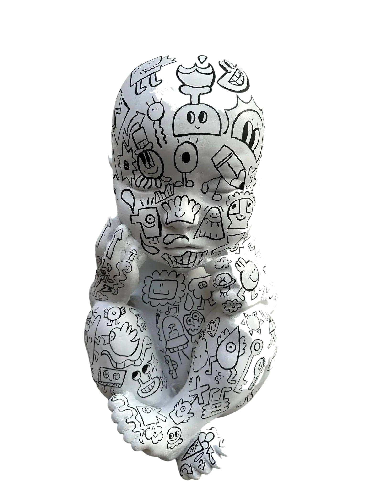 Drag&Drop transparent product image - Doodle Baby Sculpture