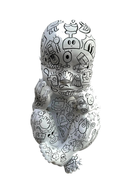 Drag&Drop transparent product image - Doodle Baby Sculpture