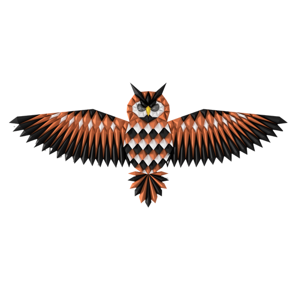 GEOMETRIC OWL WALL ART