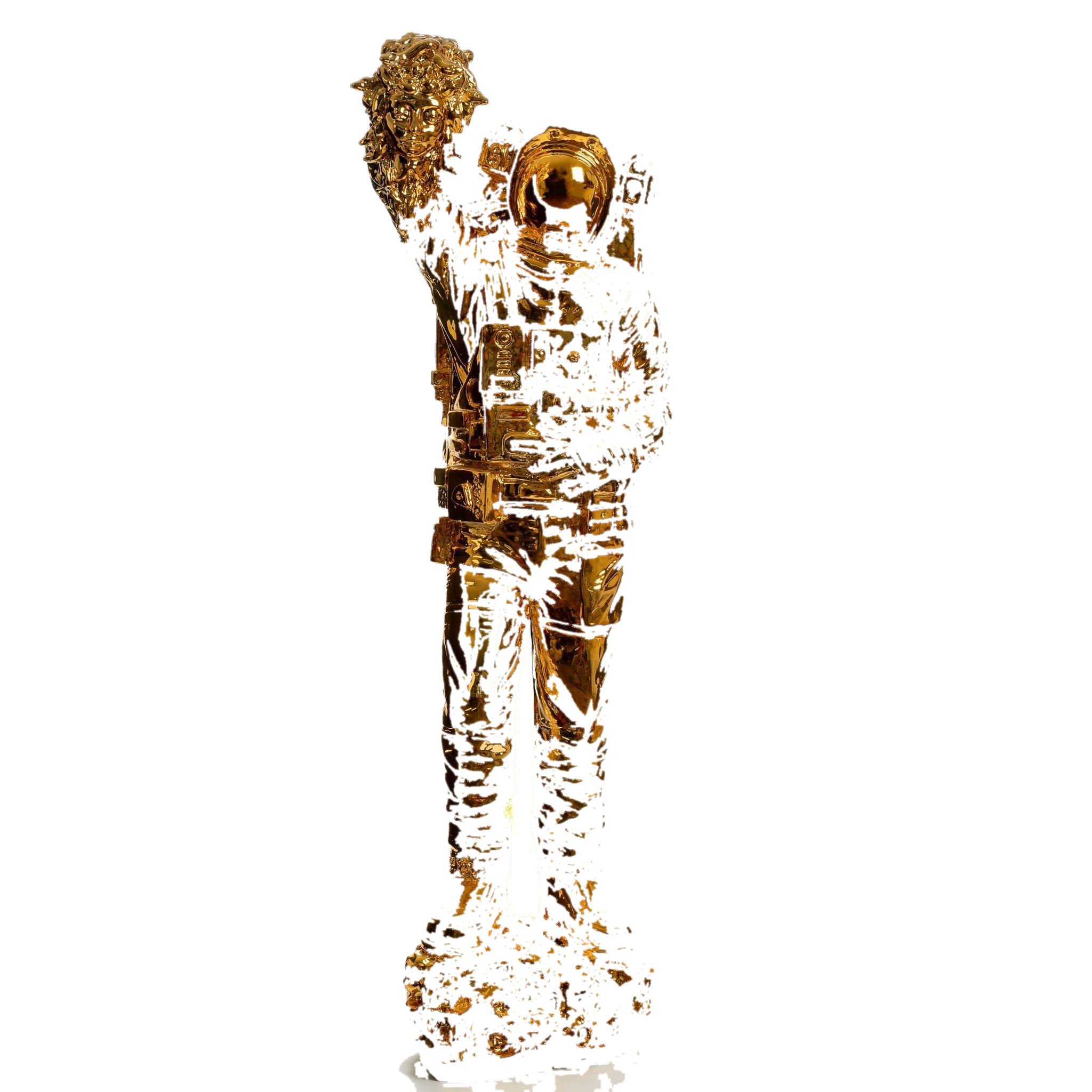 Drag&Drop transparent product image - Gold Medusa Astronot
