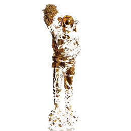 Drag&Drop transparent product image - Gold Medusa Astronot
