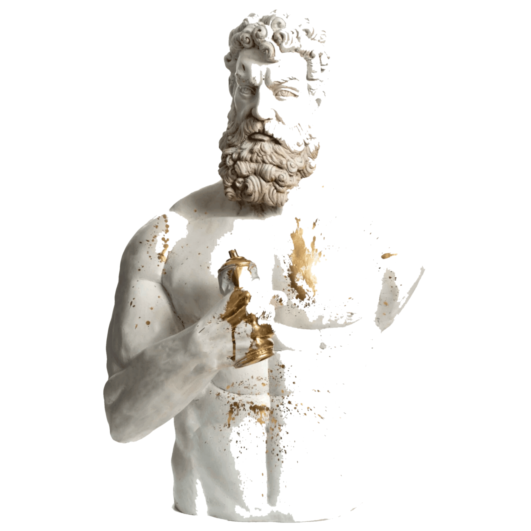 Drag&Drop transparent product image - Design Hercules Spray Sculpture