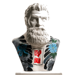 Drag&Drop transparent product image - Design Herkül Yakuza Sculpture