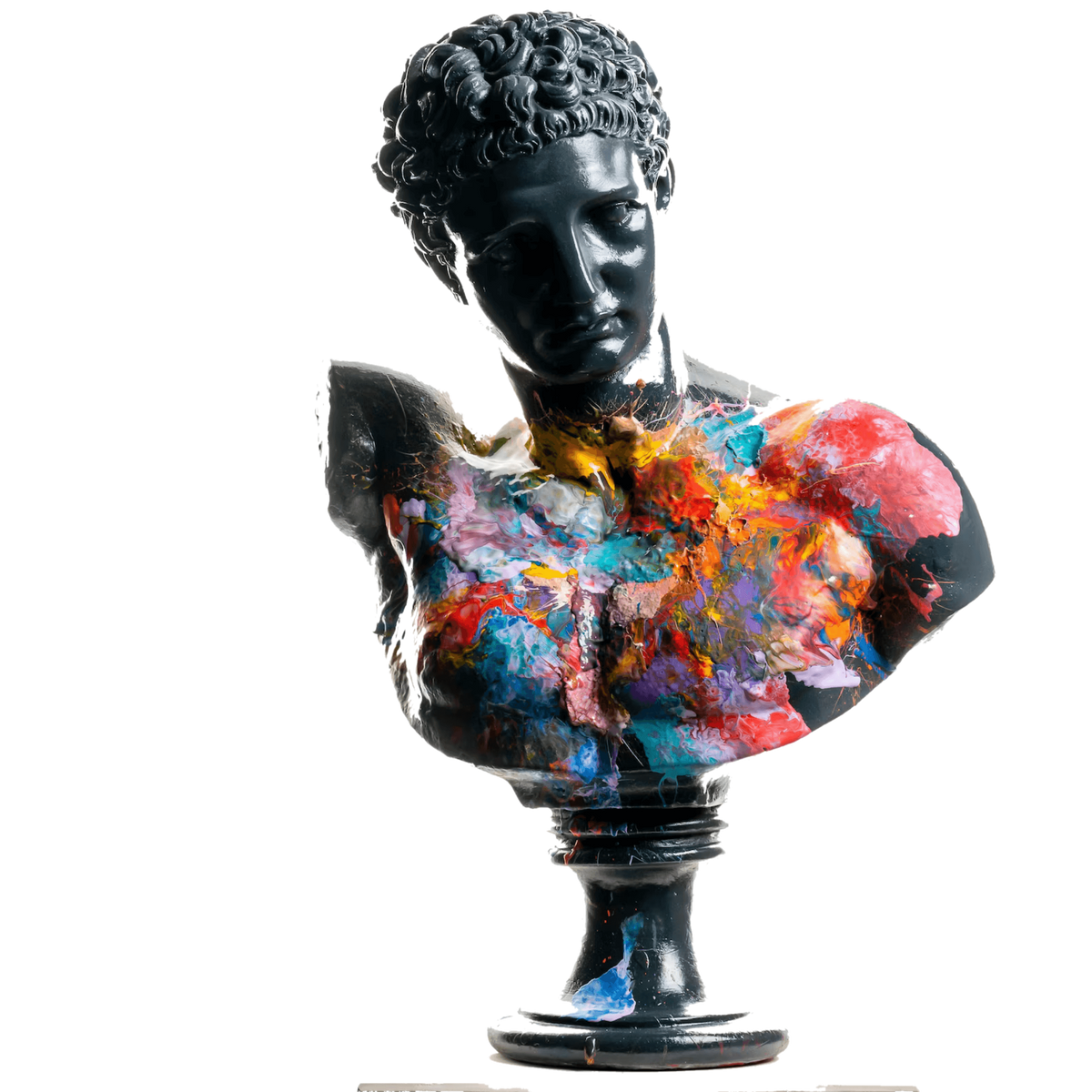 Hermes Color Sculpture – tasarım heykel şeffaf ana ürün görseli | Drag&Drop