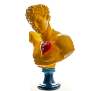 Hermes Pop Art Sculpture Heart el yapımı dekoratif heykel