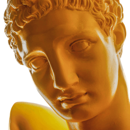 Hermes Pop art sculpture heart - vinterro