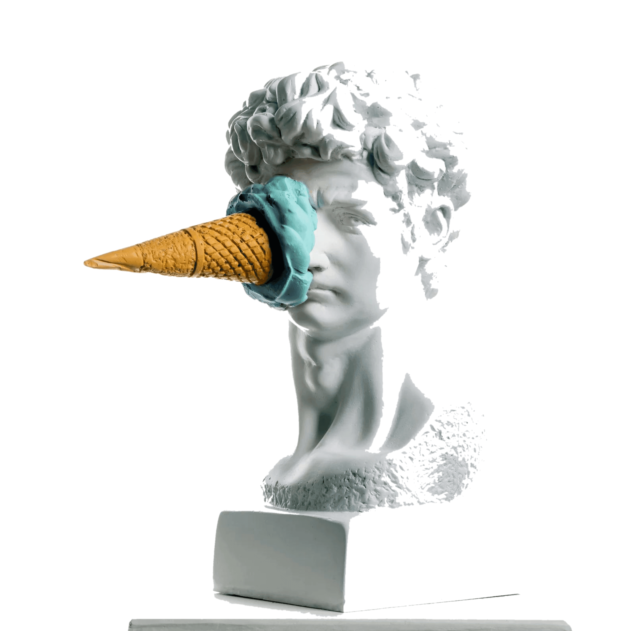 Drag&Drop transparent product image - İce Cream David Blue