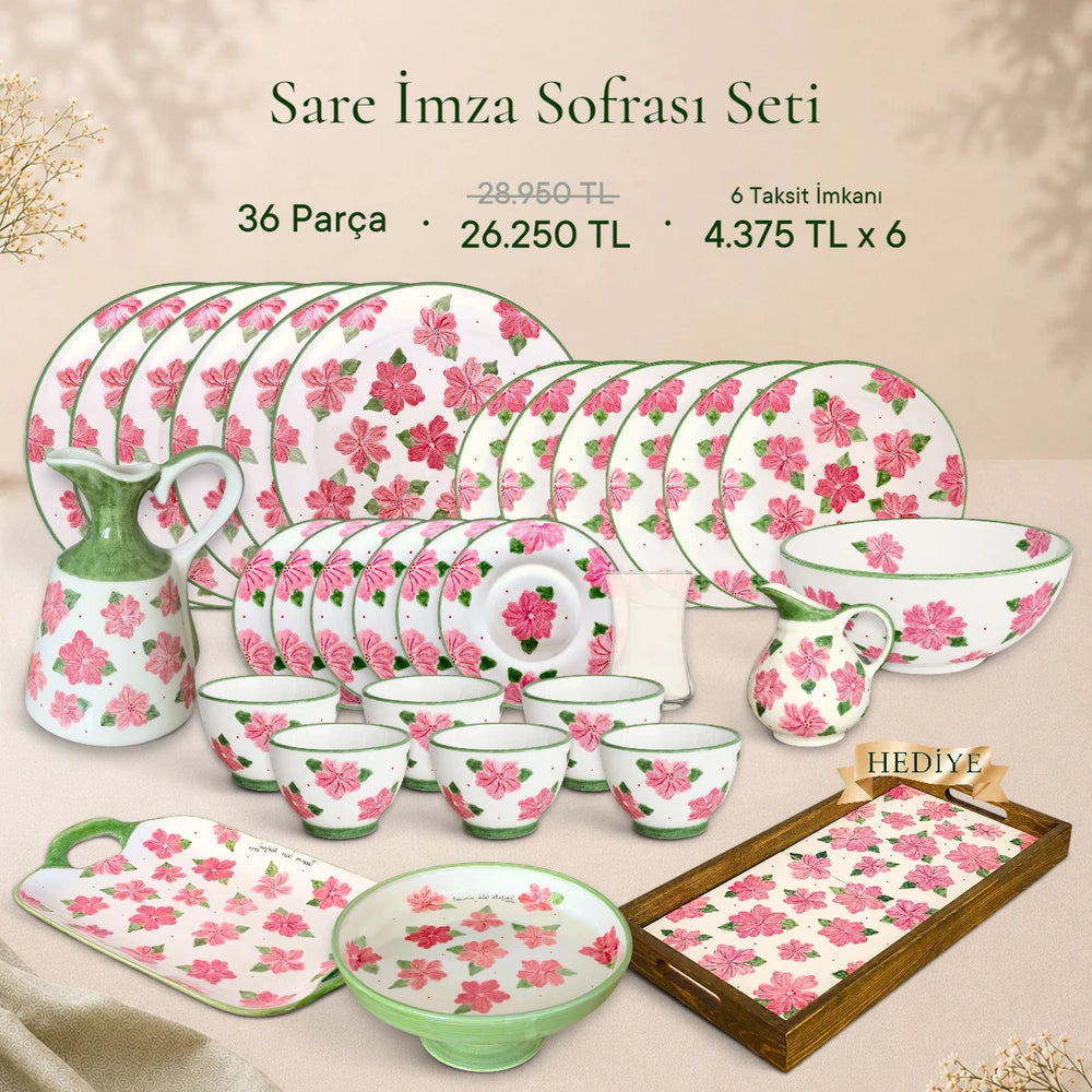 Sare İmza Sofrası Seti