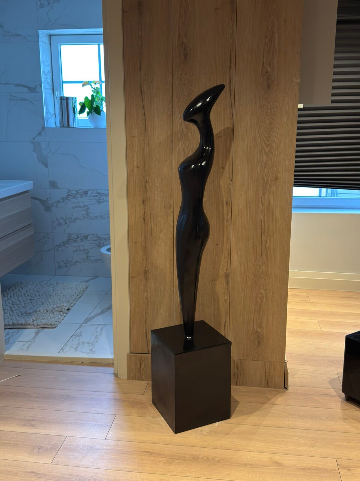 Black Woman Abstract Sculpture ürün görseli