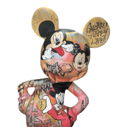 Pop Art Mickey 4 el yapımı dekoratif heykel