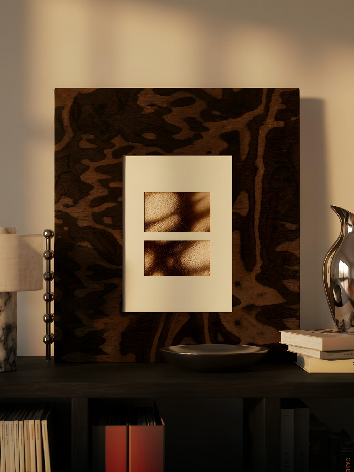 Kavi Living Koyu Kök Kaplama Özel Tasarım Çerçeve 25x30 - 2 görsel 3