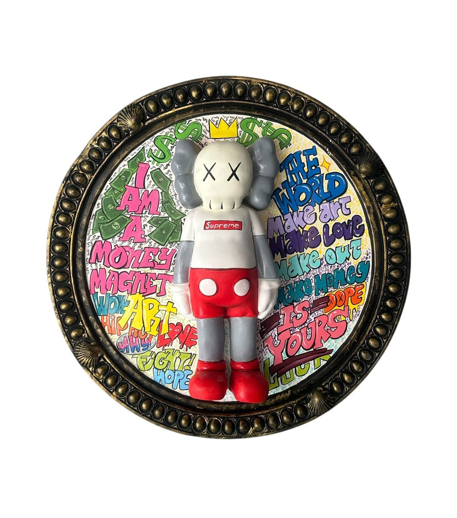 Kaws Rölyef Tablo ürün görseli