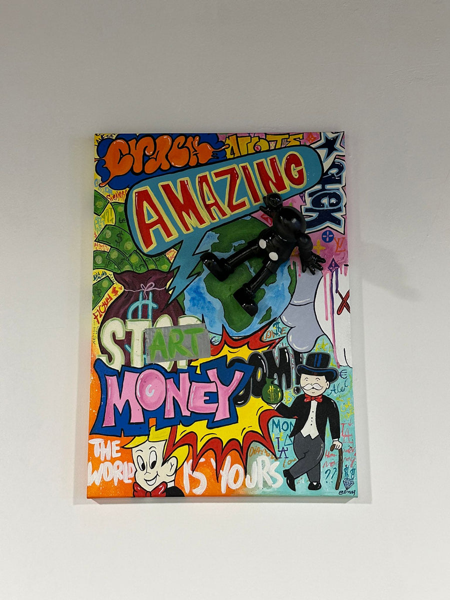 Kaws Pop Art World Tablo ürün görseli
