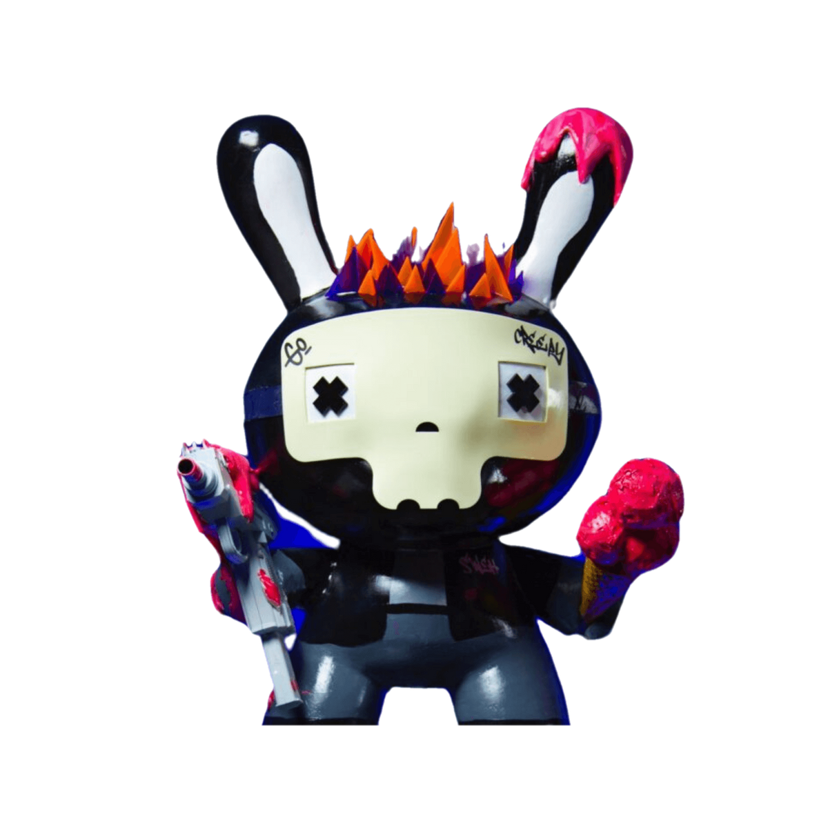 Design Kidrobot Pera – tasarım heykel şeffaf ana ürün görseli | Drag&Drop