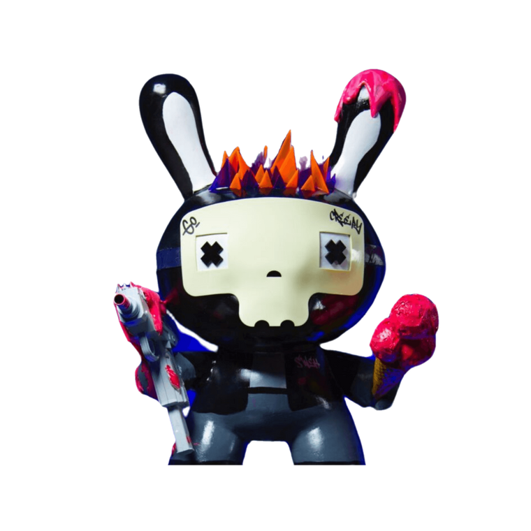 Drag&Drop transparent product image - Kidrobot x Pera Design Sculpture