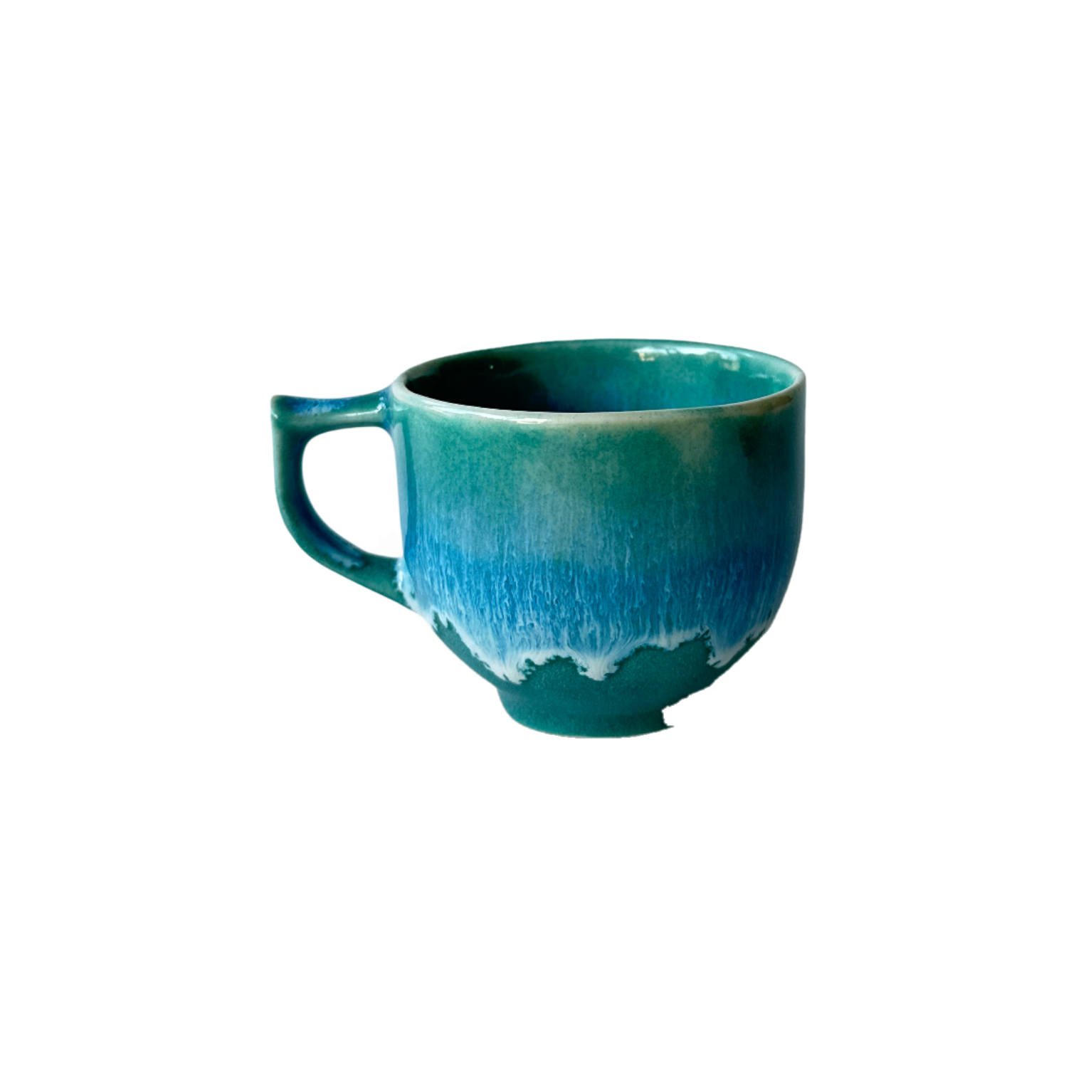 Drag&Drop transparent product image - Kulplu Bardak Mavi