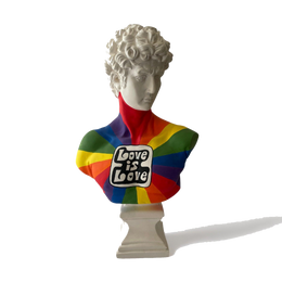 Drag&Drop transparent product image - Love is Love David Sculpture