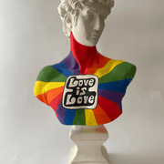 Love is Love David Sculpture - vinterro