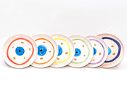 Nazar Boncuğu Desenli Altın Dekorlu Stoneware Altılı Tabak Seti v2 - 3