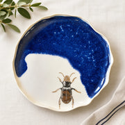 Altın Böcekli Porselen Tabak - Mamezon Ceramics görsel 2
