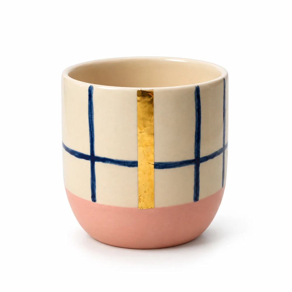 Grid Seramik Espresso Kupa - Mamezon Ceramics