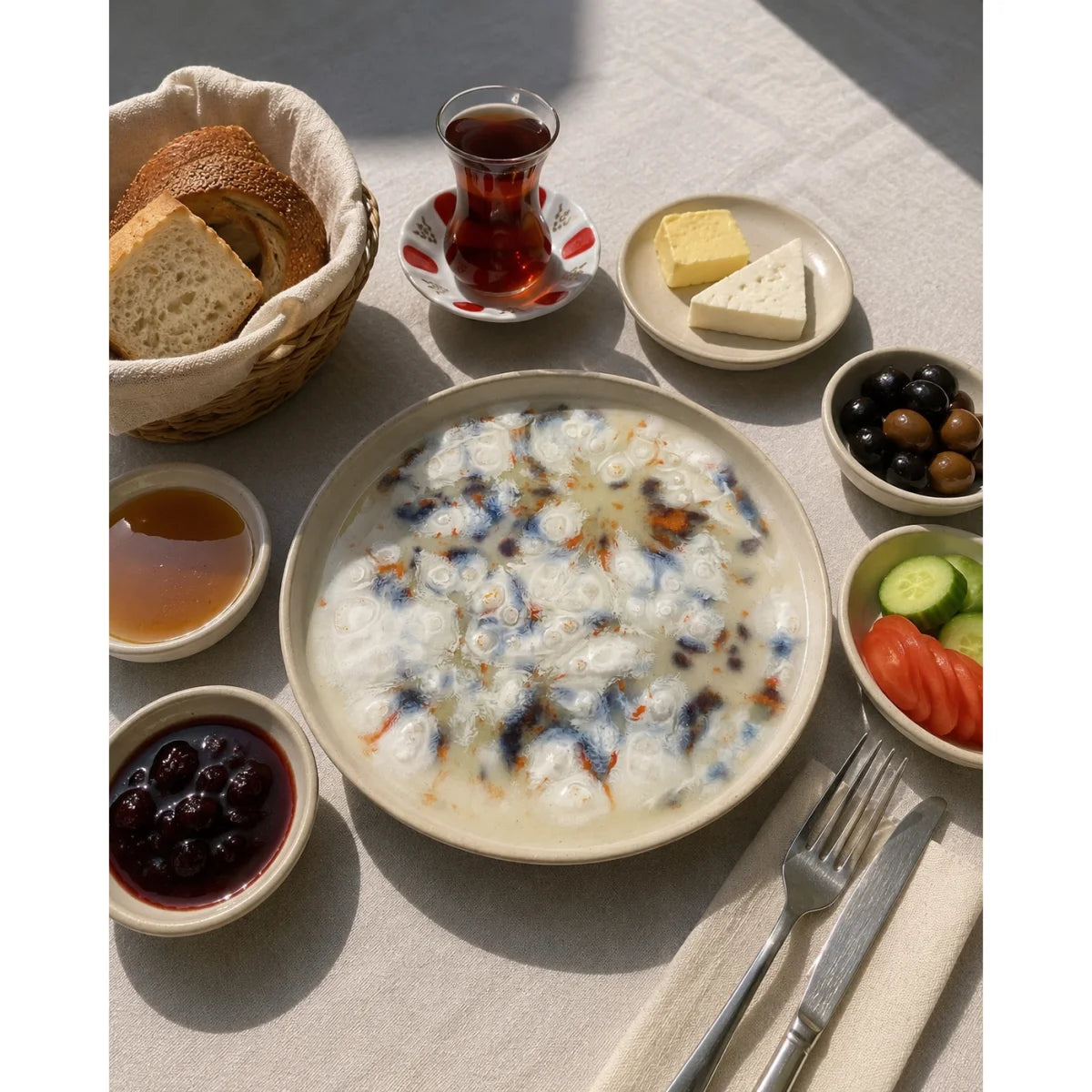 Flu El Yapımı Stoneware Tabak - Mamezon Ceramics görsel 3