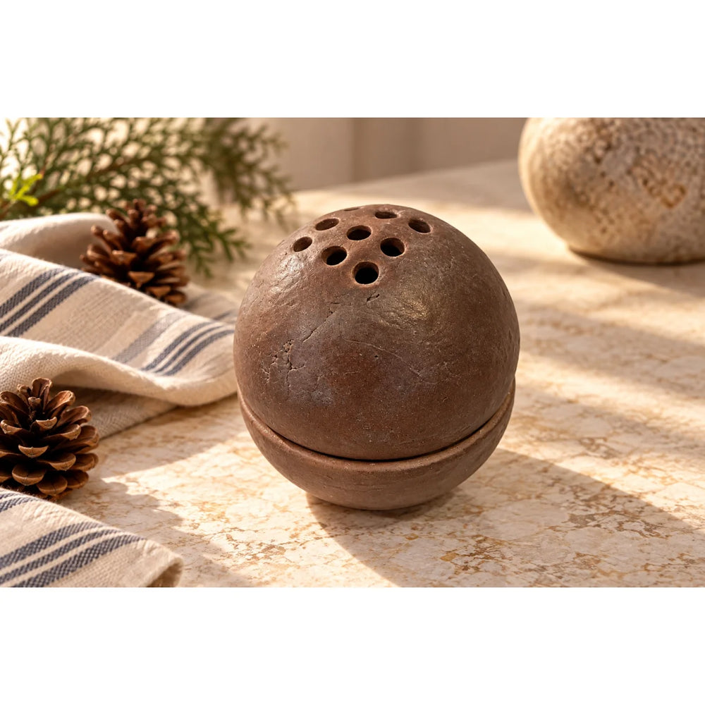 Kahverengi Tütsülük - Mamezon Ceramics