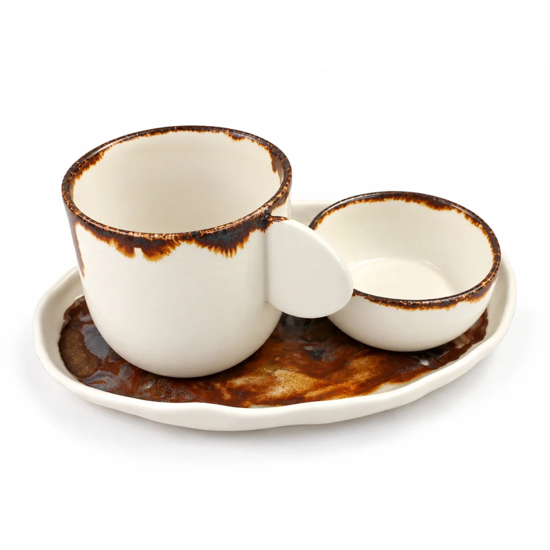 Seramik Türk Kahvesi Takımı - Mamezon Ceramics