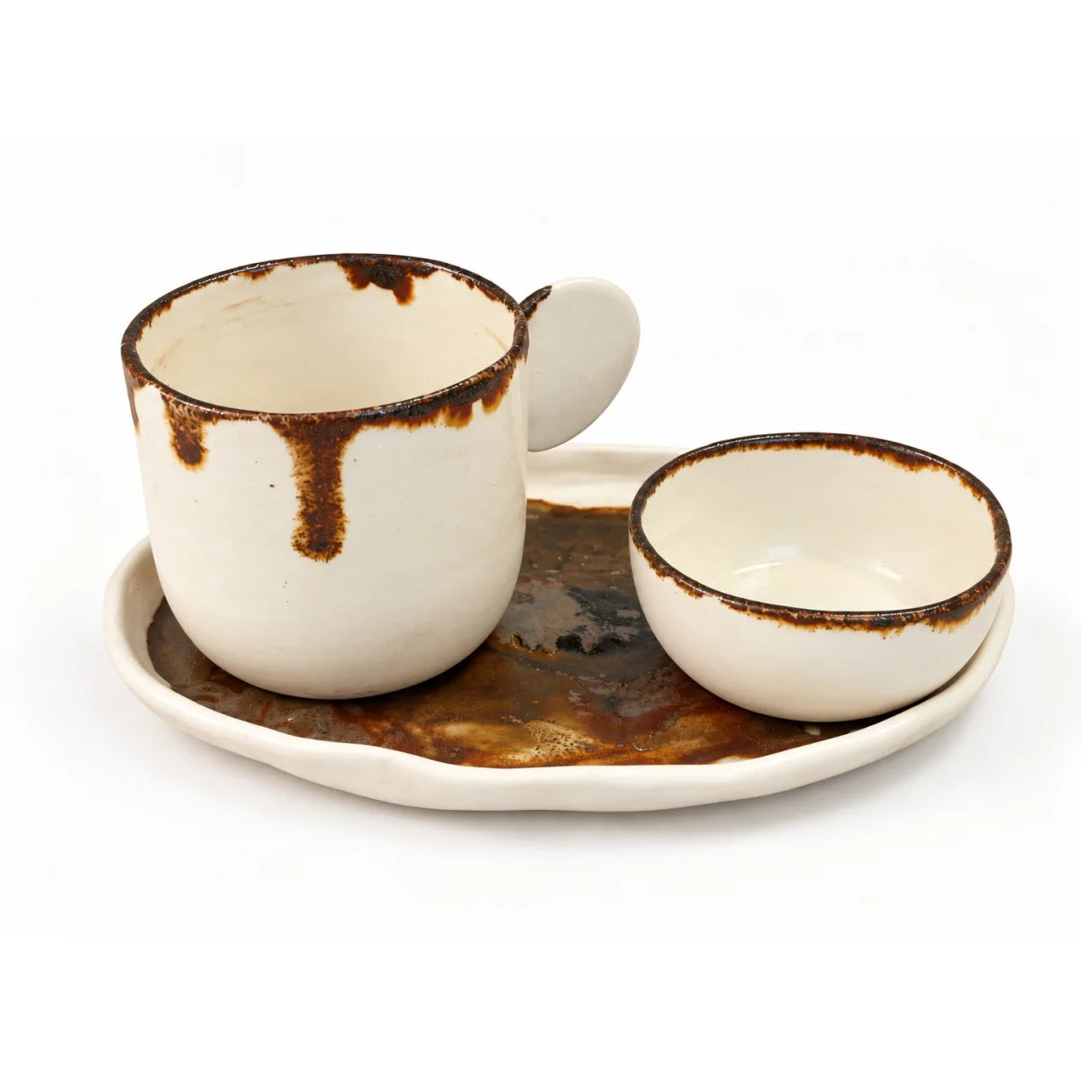 Seramik Türk Kahvesi Takımı - Mamezon Ceramics görsel 2
