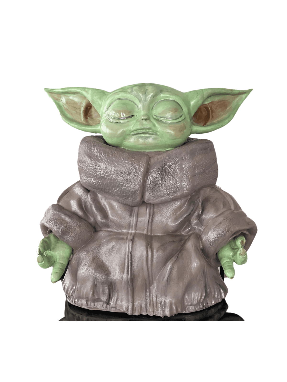 Meditation Yoda – tasarım heykel şeffaf ana ürün görseli | Drag&Drop