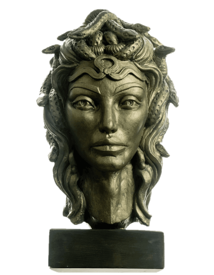 Drag&Drop transparent product image - Medusa Büst