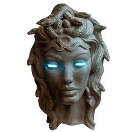 Drag&Drop transparent product image - Medusa Sculpture