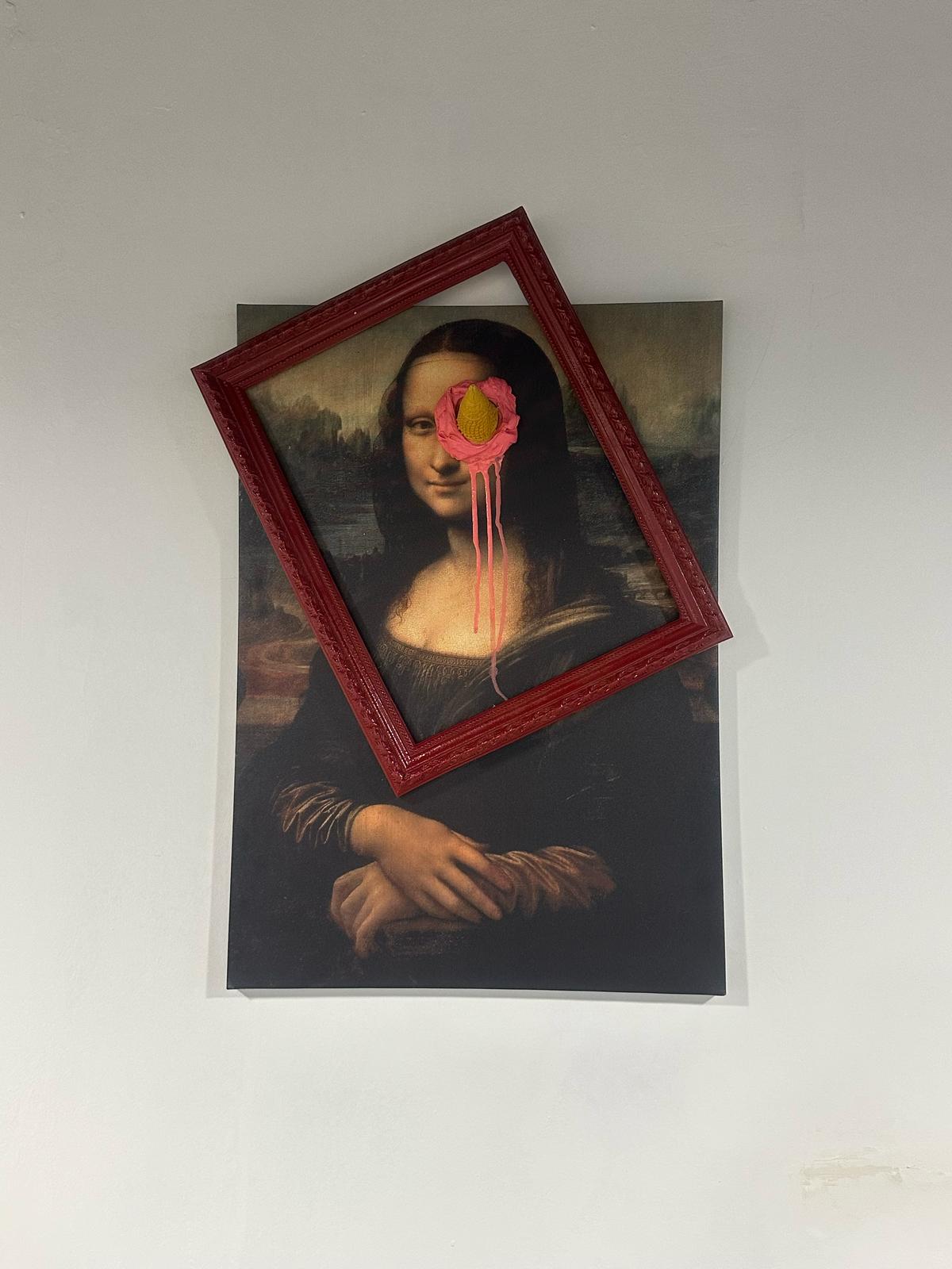 Ice Cream Mona Lisa Tablo ürün görseli