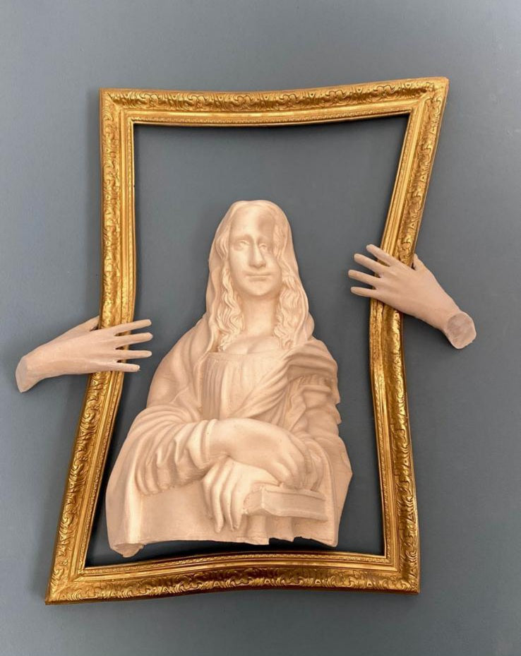 Design Mona Lisa Wall Bust ürün görseli