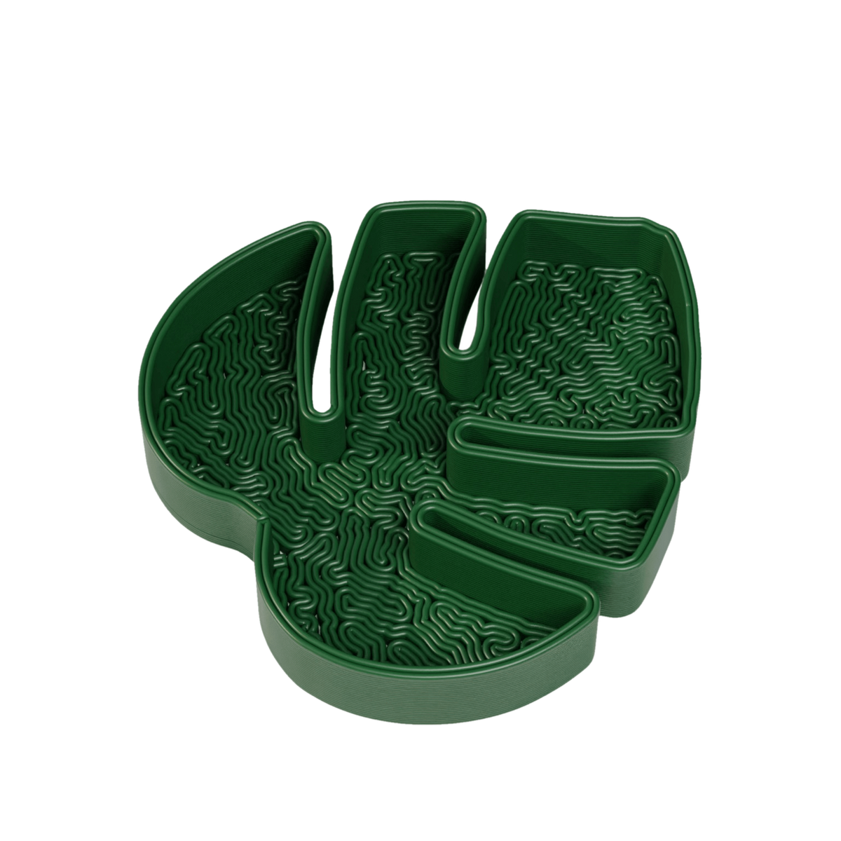 Monstera Leaf Jewelry Tray – dekoratif tabak şeffaf ana ürün görseli | Drag&Drop