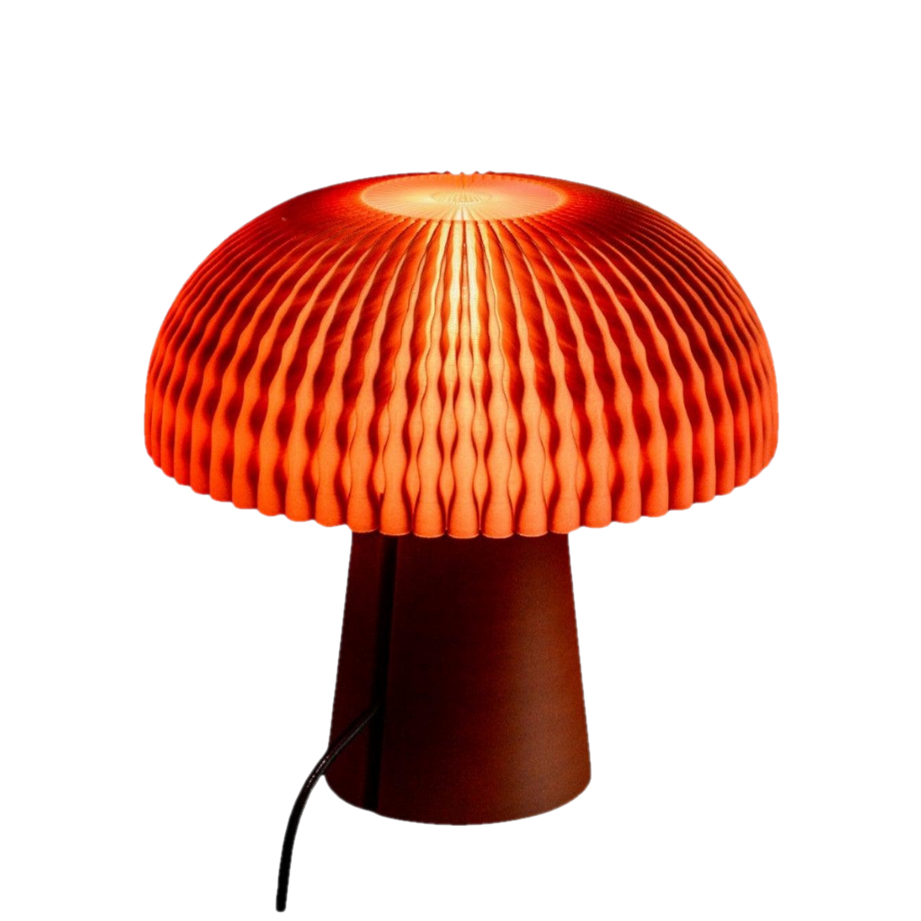 Drag&Drop transparent product image - Orange Table Lamp
