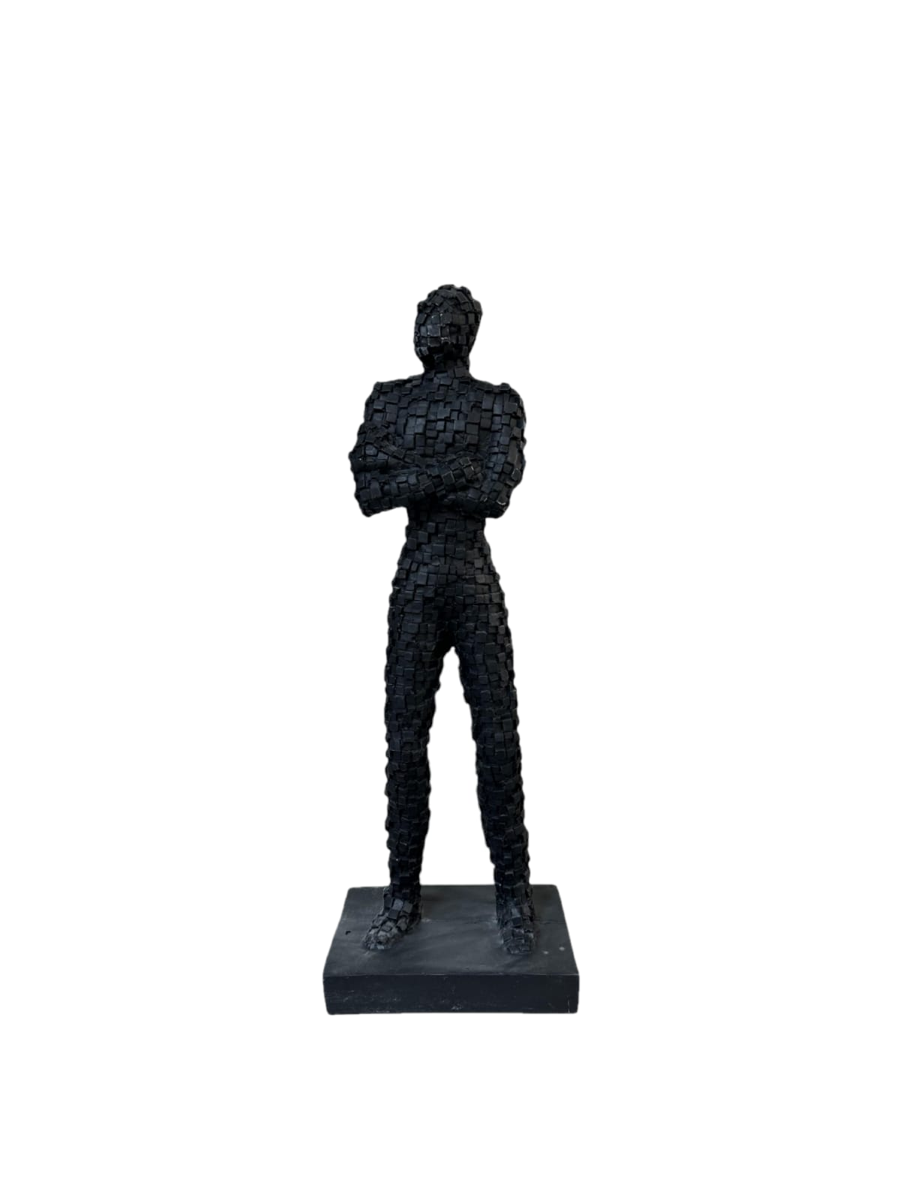 Drag&Drop transparent product image - Abstract Black Man