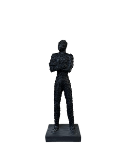 Drag&Drop transparent product image - Abstract Black Man