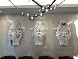 Drag&Drop transparent product image - Face Wall Sculpture Set