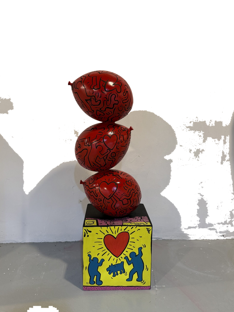 Drag&Drop transparent product image - Art Ballon Keith Haring