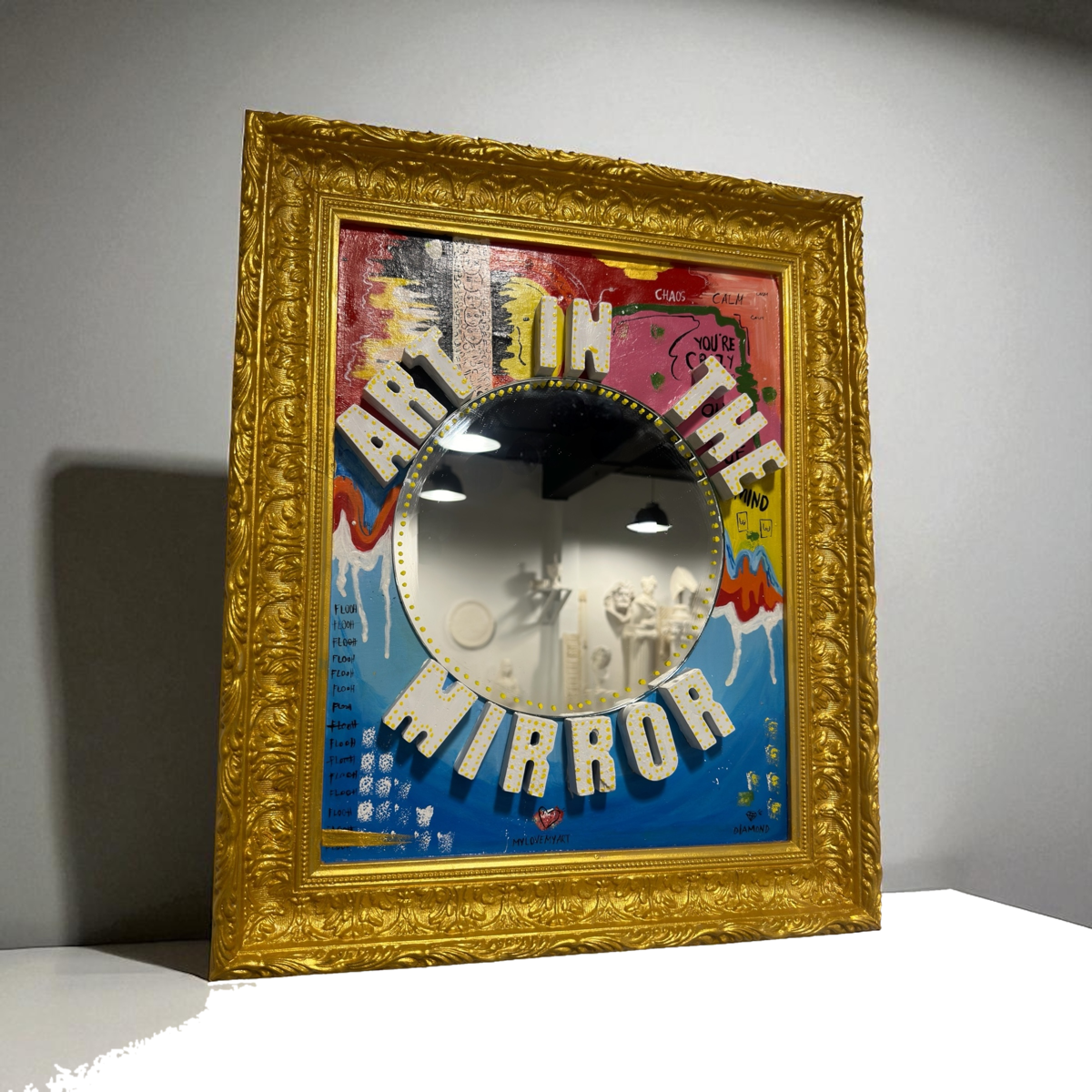 Drag&Drop transparent product image - Art in the mirror