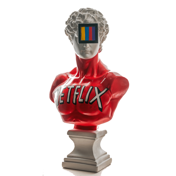 Design Netflix David Sculpture