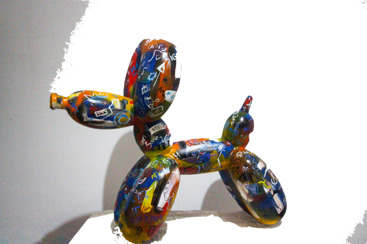 Drag&Drop transparent product image - Balloon Dog - Basquiat